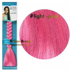 Impression Afro Hair Extension #light-pink